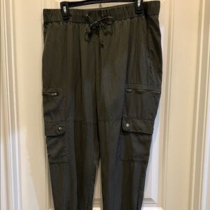 Banana Republic Dark Green Cargo Pants